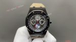 Audemars Piguet Royal Oak 41mm Cal.5134 Movement 316L Steel Complication Khaki Canvas and Leather Band Watch